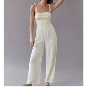 URBAN Outfitters tie shoulder jumpsuit
